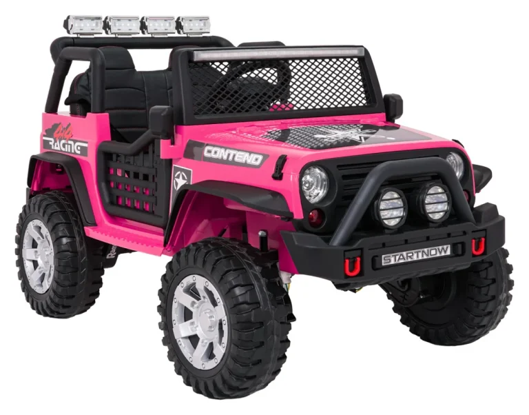 Jeep Beast 4x4 Ružičasti Auto Na Akumulator 4