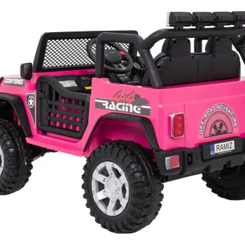 Jeep Beast 4x4 Ružičasti Auto Na Akumulator 7