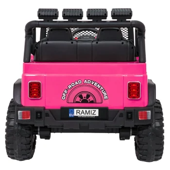 Jeep Beast 4x4 Ružičasti Auto Na Akumulator 8