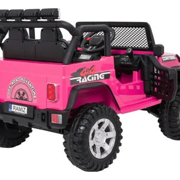 Jeep Beast 4x4 Ružičasti Auto Na Akumulator 9