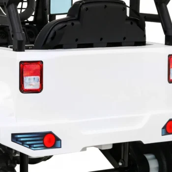 Jeep Dark Night Automobil Na Baterije Za Djecu, Bijeli + Spori Start + Eva + Audio Led, Bijela 12
