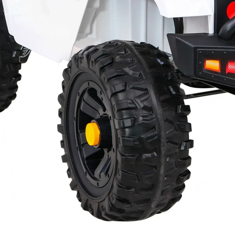 Jeep Dark Night Automobil Na Baterije Za Djecu, Bijeli + Spori Start + Eva + Audio Led, Bijela 13