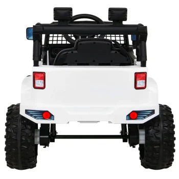 Jeep Dark Night Automobil Na Baterije Za Djecu, Bijeli + Spori Start + Eva + Audio Led, Bijela 6