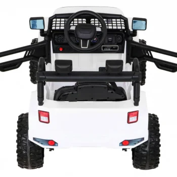 Jeep Dark Night Automobil Na Baterije Za Djecu, Bijeli + Spori Start + Eva + Audio Led, Bijela 7