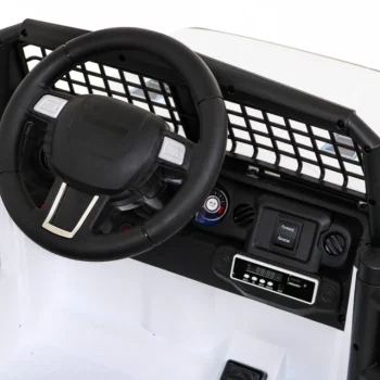 Jeep Dark Night Automobil Na Baterije Za Djecu, Bijeli + Spori Start + Eva + Audio Led, Bijela 9