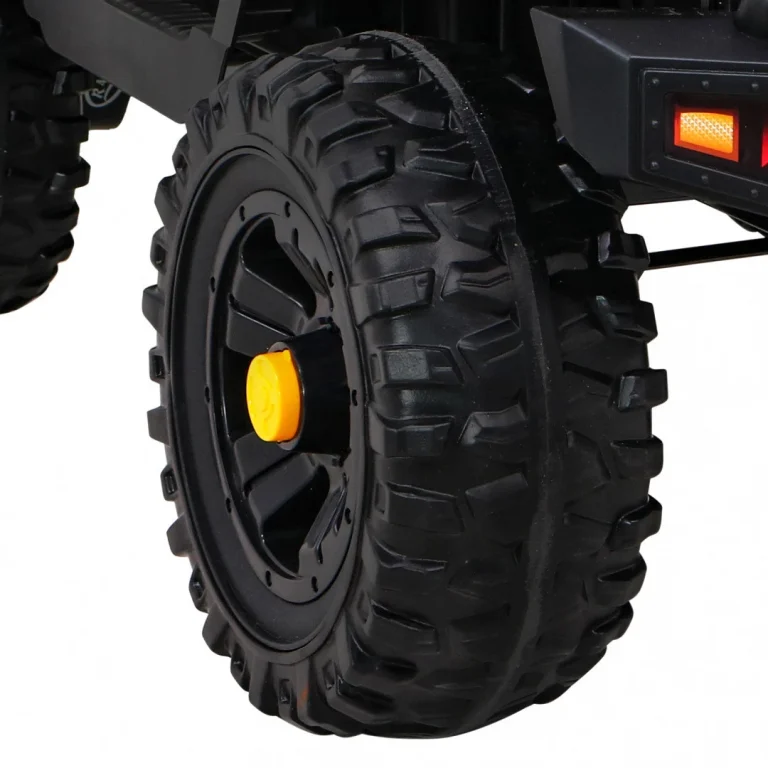 Jeep Dark Night Automobil Na Baterije Za Djecu Crni + Spori Start + Eva + Audio Led, Crna 14