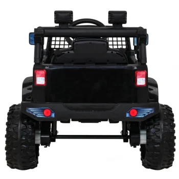 Jeep Dark Night Automobil Na Baterije Za Djecu Crni + Spori Start + Eva + Audio Led, Crna 6