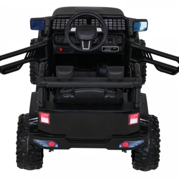 Jeep Dark Night Automobil Na Baterije Za Djecu Crni + Spori Start + Eva + Audio Led, Crna 7