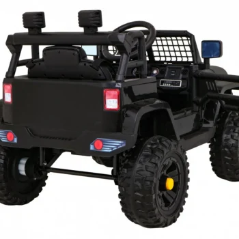 Jeep Dark Night Automobil Na Baterije Za Djecu Crni + Spori Start + Eva + Audio Led, Crna 8