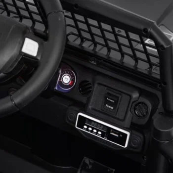 Jeep Dark Night Automobil Na Baterije Za Djecu Crni + Spori Start + Eva + Audio Led, Crna 9