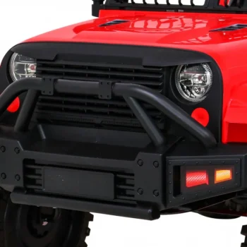 Jeep Dark Night Automobil Na Baterije Za Djecu, Crveni + Spori Start + Eva + Audio Led, Crvena 11
