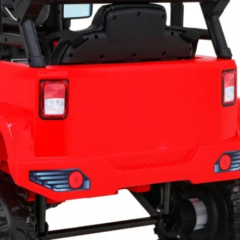 Jeep Dark Night Automobil Na Baterije Za Djecu, Crveni + Spori Start + Eva + Audio Led, Crvena 12