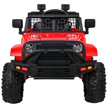 Jeep Dark Night Automobil Na Baterije Za Djecu, Crveni + Spori Start + Eva + Audio Led, Crvena 3