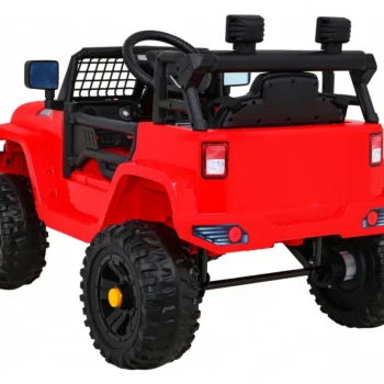 Jeep Dark Night Automobil Na Baterije Za Djecu, Crveni + Spori Start + Eva + Audio Led, Crvena 5