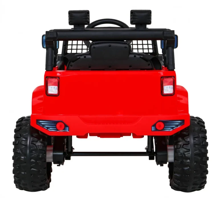 Jeep Dark Night Automobil Na Baterije Za Djecu, Crveni + Spori Start + Eva + Audio Led, Crvena 6