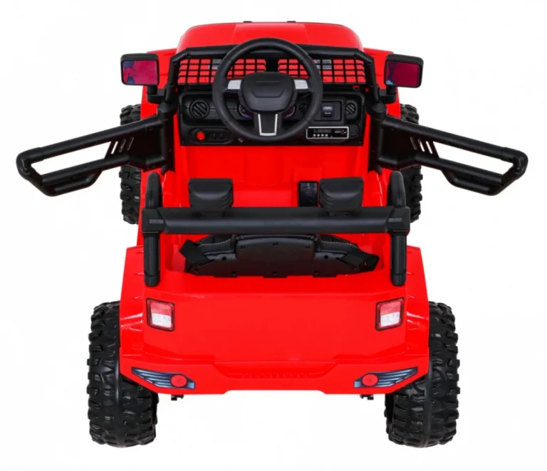 Jeep Dark Night Automobil Na Baterije Za Djecu, Crveni + Spori Start + Eva + Audio Led, Crvena 7