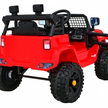 Jeep Dark Night Automobil Na Baterije Za Djecu, Crveni + Spori Start + Eva + Audio Led, Crvena 8