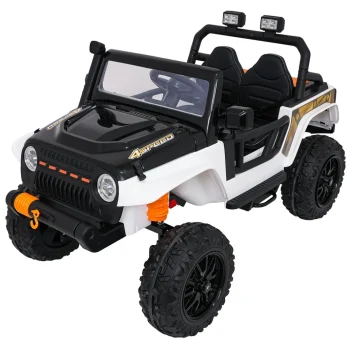 Jeep Monster Bijeli Auto Na Akumulator 10