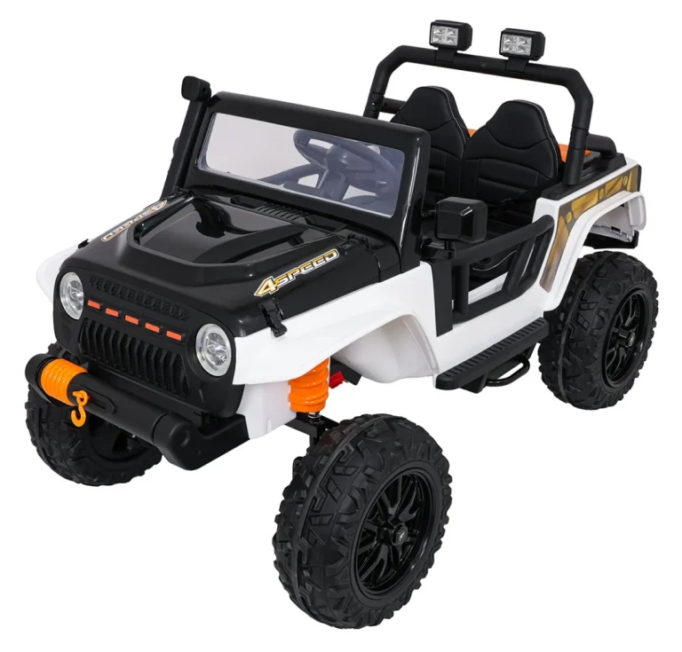 Jeep Monster Bijeli Auto Na Akumulator 10