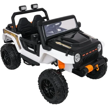 Jeep Monster Bijeli Auto Na Akumulator 12
