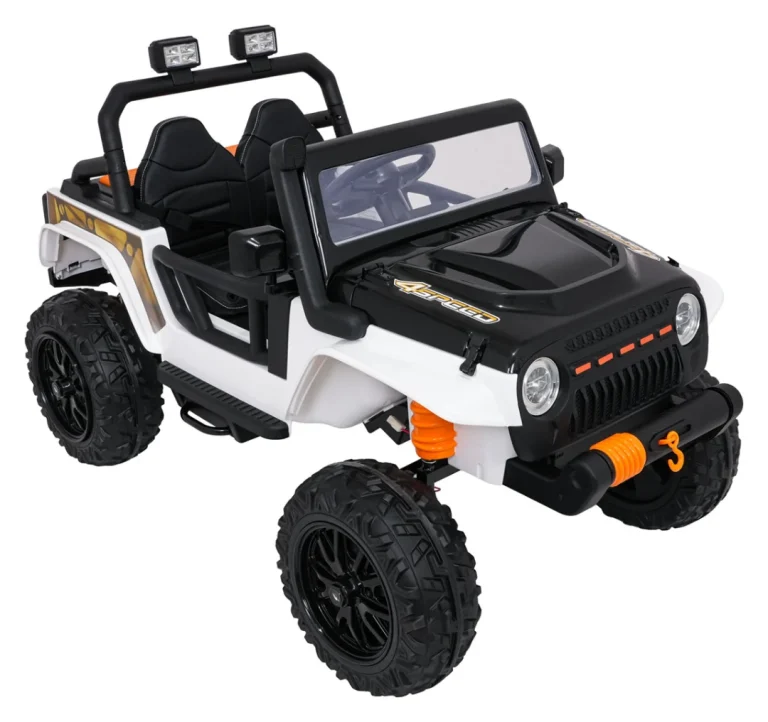 Jeep Monster Bijeli Auto Na Akumulator 12