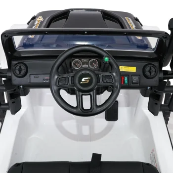 Jeep Monster Bijeli Auto Na Akumulator 15