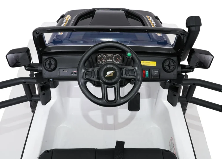 Jeep Monster Bijeli Auto Na Akumulator 15