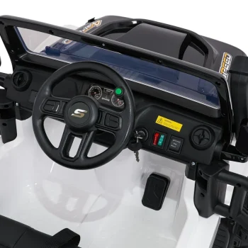Jeep Monster Bijeli Auto Na Akumulator 16