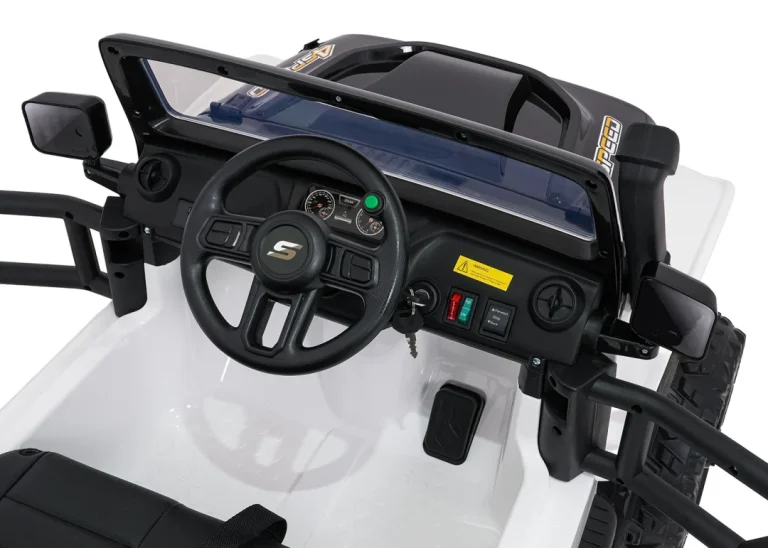 Jeep Monster Bijeli Auto Na Akumulator 16