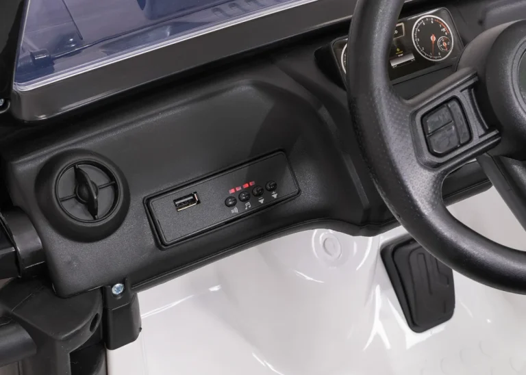 Jeep Monster Bijeli Auto Na Akumulator 18