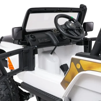 Jeep Monster Bijeli Auto Na Akumulator 19
