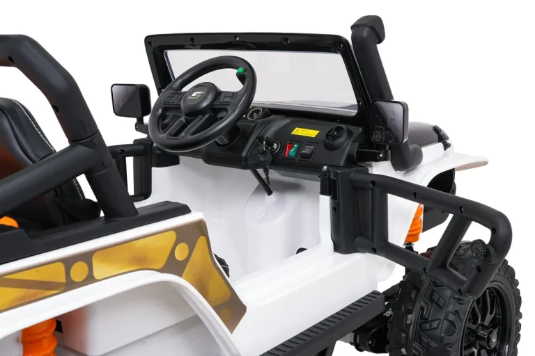 Jeep Monster Bijeli Auto Na Akumulator 20