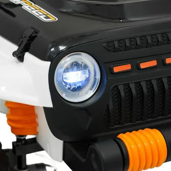 Jeep Monster Bijeli Auto Na Akumulator 23