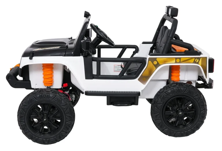 Jeep Monster Bijeli Auto Na Akumulator 4