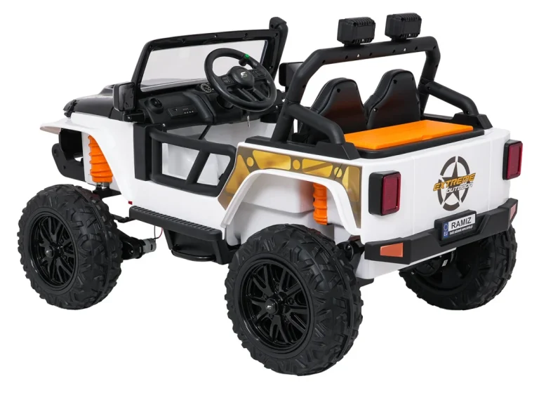 Jeep Monster Bijeli Auto Na Akumulator 6