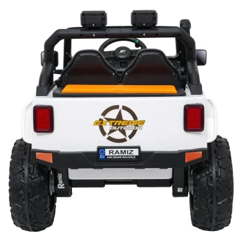 Jeep Monster Bijeli Auto Na Akumulator 7