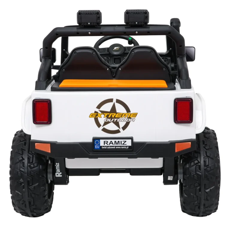 Jeep Monster Bijeli Auto Na Akumulator 7