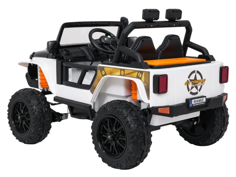 Jeep Monster Bijeli Auto Na Akumulator 8