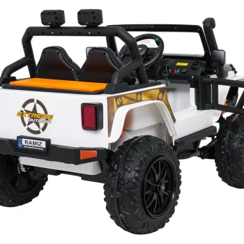 Jeep Monster Bijeli Auto Na Akumulator 9