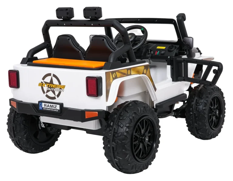 Jeep Monster Bijeli Auto Na Akumulator 9