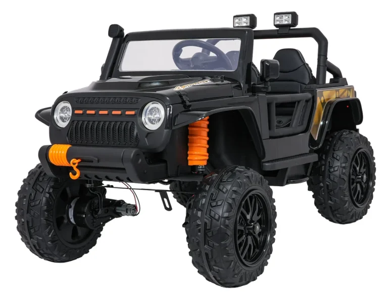 Jeep Monster Crni Auto Na Akumulator 1