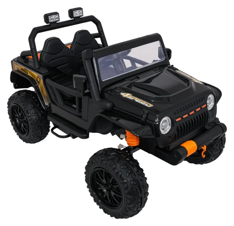 Jeep Monster Crni Auto Na Akumulator 12
