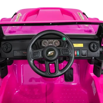 Jeep Monster Ružičasti Auto Na Akumulator 13
