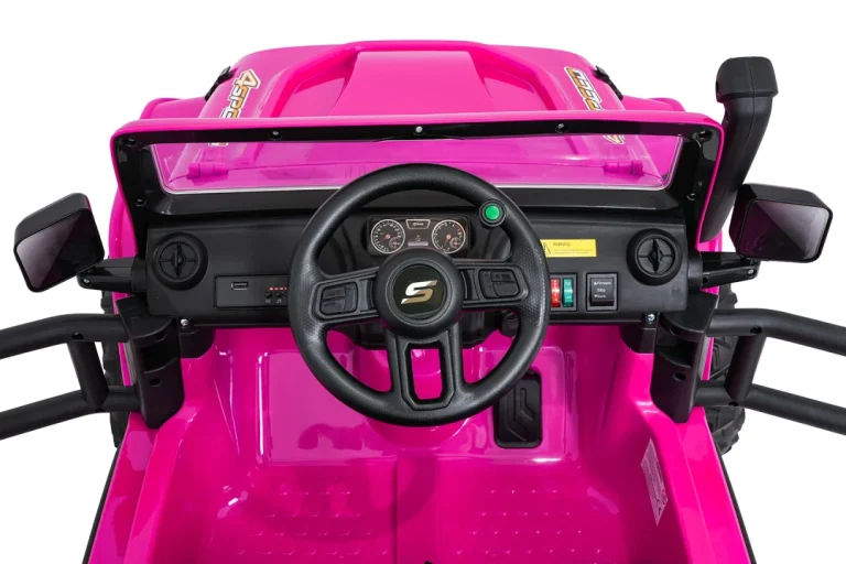 Jeep Monster Ružičasti Auto Na Akumulator 13