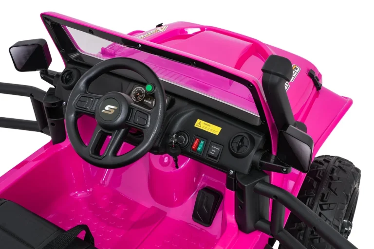 Jeep Monster Ružičasti Auto Na Akumulator 14
