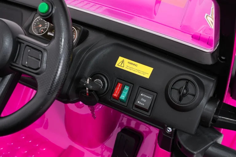 Jeep Monster Ružičasti Auto Na Akumulator 15