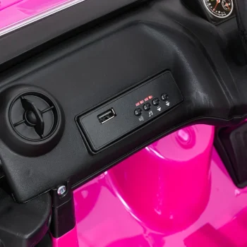 Jeep Monster Ružičasti Auto Na Akumulator 16