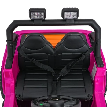 Jeep Monster Ružičasti Auto Na Akumulator 17