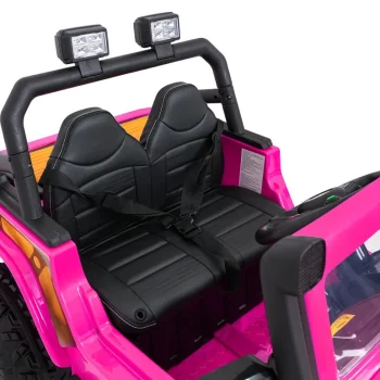 Jeep Monster Ružičasti Auto Na Akumulator 18