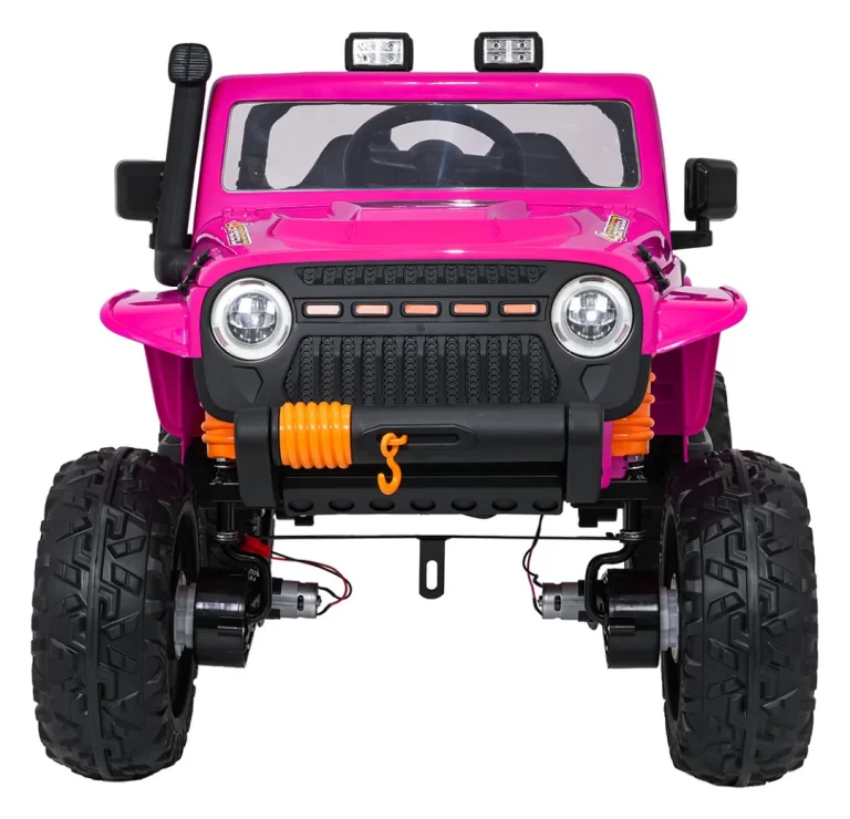 Jeep Monster Ružičasti Auto Na Akumulator 2